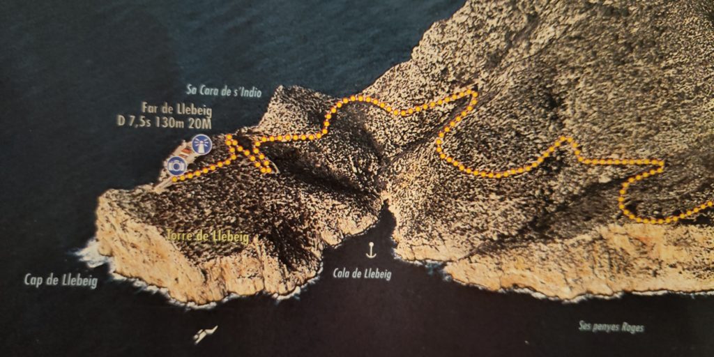 ISLA DRAGONERA - CALA DES LLEBEIG